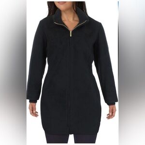 INTL D.E.T.A.I.L.S Warm Walker Coat Size 2X. Classy Black. Full Zip